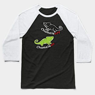 Chameleoff Chameleon Fun Design Baseball T-Shirt